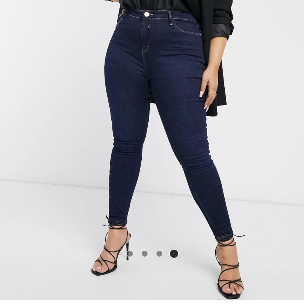PLUS River Island Molly Skinny Jeans